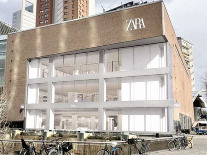 La futura tienda que Zara abrirá en Rotterdam (Países Bajos).