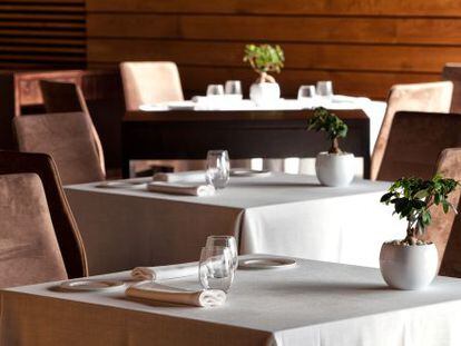 Comedor del restaurante Alborada, en A Coru&ntilde;a. 