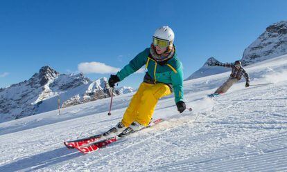 Esquí en Saas-Fee, Suiza