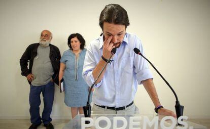Pablo Iglesias, l&iacute;der de Podemos. 