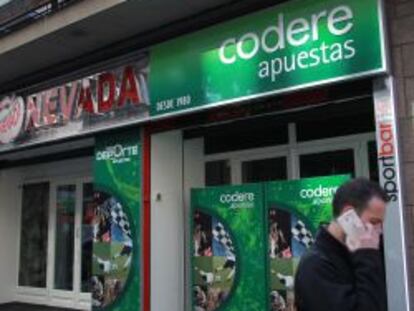 Establecimiento de apuestas de Codere en Madrid.