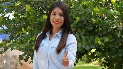 Imagen de la diputada Estrella de la Paz Bernal, compartida en sus redes sociales.
