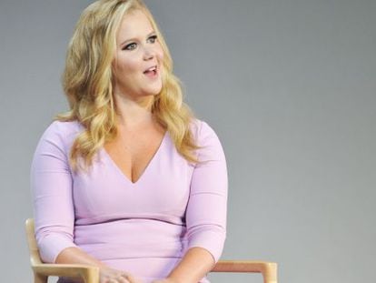 Amy Schumer en una charla en Nueva York.