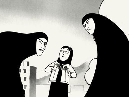 Un fotograma de la película 'Persépolis', dirigida por Marjane Satrapi y Vincent Paronnaud.