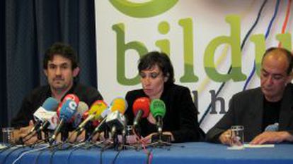 Varios dirigentes de Bildu.