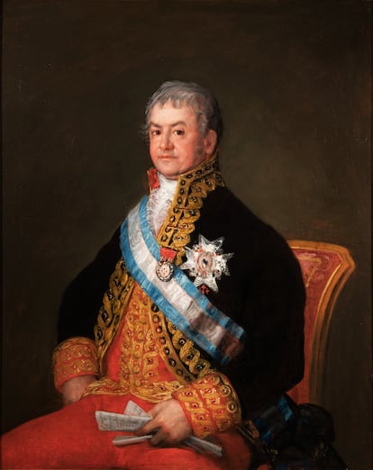 'Retrato de José Antonio Caballero, segundo marqués de Caballero, secretario de Gracia y Justicia', pintado por Francisco de Goya en 1807 y propiedad del museo Huntington de Pasadena (California) desde noviembre de 2023.