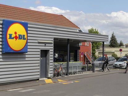 un supermercado de Lidl