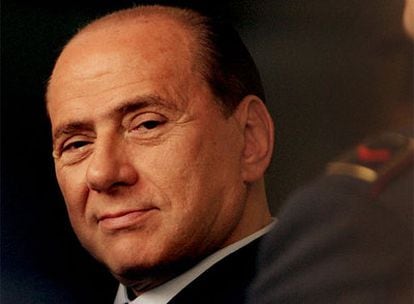 El primer ministro italiano, Silvio Berlusconi, durante un acto oficial en 2004.