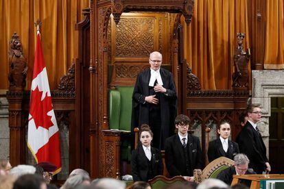 Una sesión del Parlamento canadiense en Ottawa.