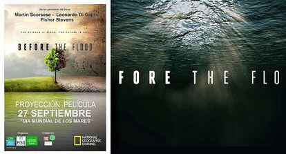 Cartelería del documental ‘Before the Flood’