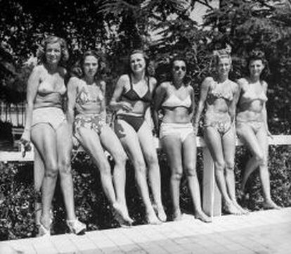 Fue el principio de la liberaliza-ci&oacute;n de la mujer, que comenz&oacute; a usar el bikini para sentirse libre. Debajo, uno de los modelos de la firma Eres.