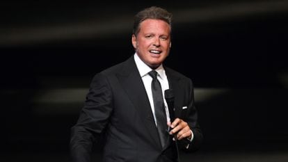 Luis Miguel durante una presentación en el Caesars Palace de Las Vegas el 12 de septiembre de 2019.