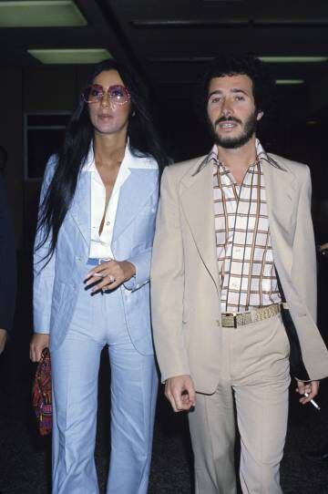 Cher y David Geffen, en 1978.