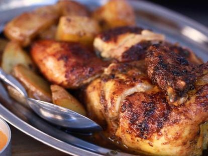 El pollo asado que roza la perfección