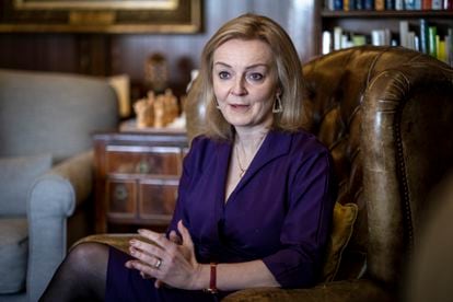 The British Foreign Minister, Liz Truss, interviewed on December 16 in Madrid by EL PAÍS.
