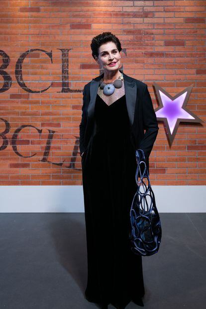 Antonia dell'Atte, jury of 'Dancing with the Stars', at the presentation of the Mediaset program, on January 11, 2023.