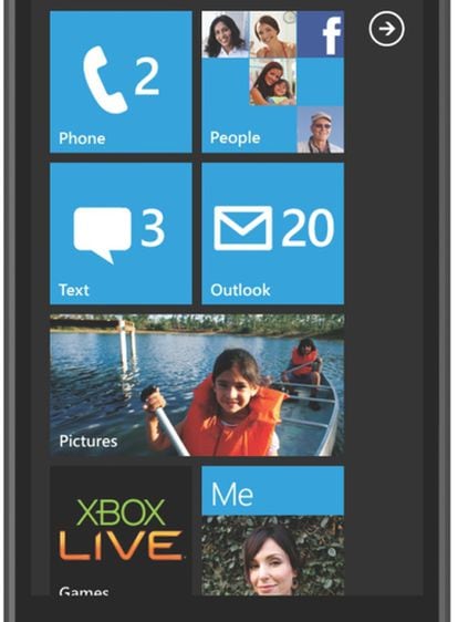 El sistema operativo para móviles de Microsoft enlaza con juegos de Xbox y música de Zune.