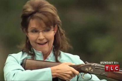 Sarah Palin, durante su programa.