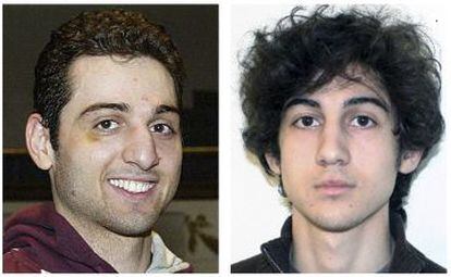 Tamerlan (izquierda) y Dzhokhar Tsarnaev, los hermanos responsables del atentado perpetrado durante el maratón de Boston en 2013.