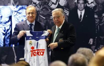 Ferrándiz junto a Florentino Pérez