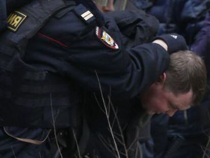 Los nuevos arrestos se producen una semana después de la detención de centenares de personas durante las grandes protestas organizadas por Alexéi Navalni