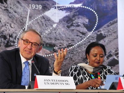 Miembros de la ONU en la conferencia de la asamblea de Medio Ambiente en Nairobi (Kenia). 