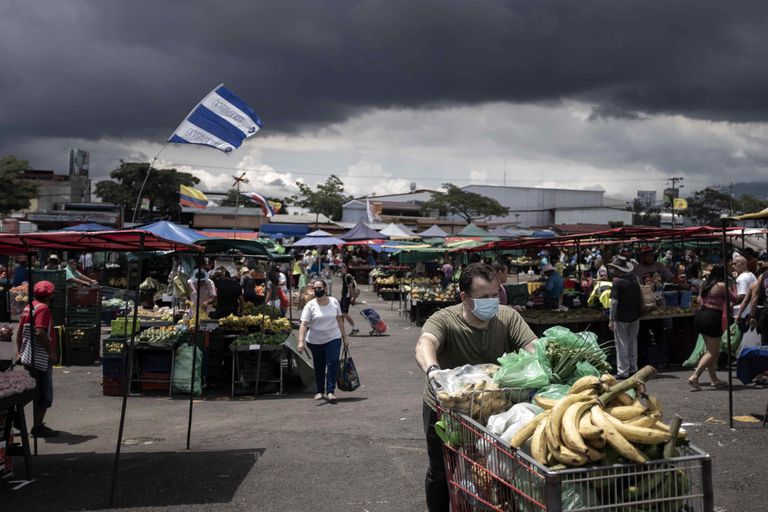 Una feria de productos agrícolas este fin de semana en San José, Costa Rica.