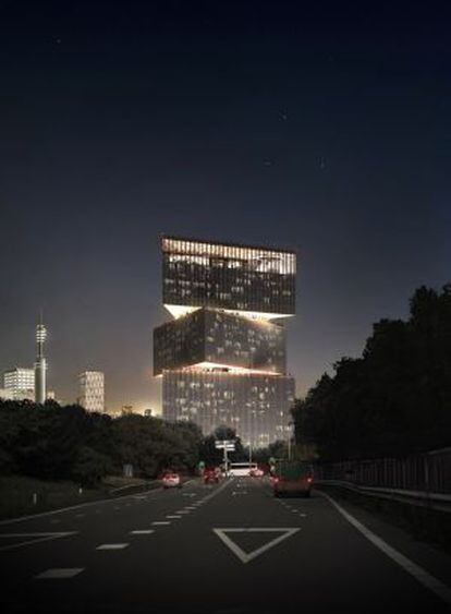 Imagen del proyecto del futuro hotel nhow Amsterdam RAI