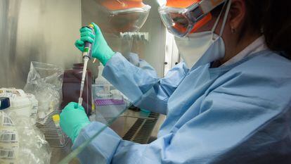 Servicio de Virologia del Servicio de Microbiología del Hospital Clínic donde se realizan pruebas del coronavirus.