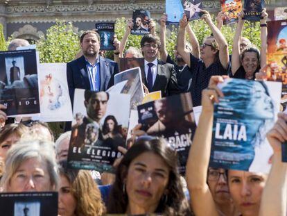 Protesta contra la sentencia que anula el c&aacute;non digital.