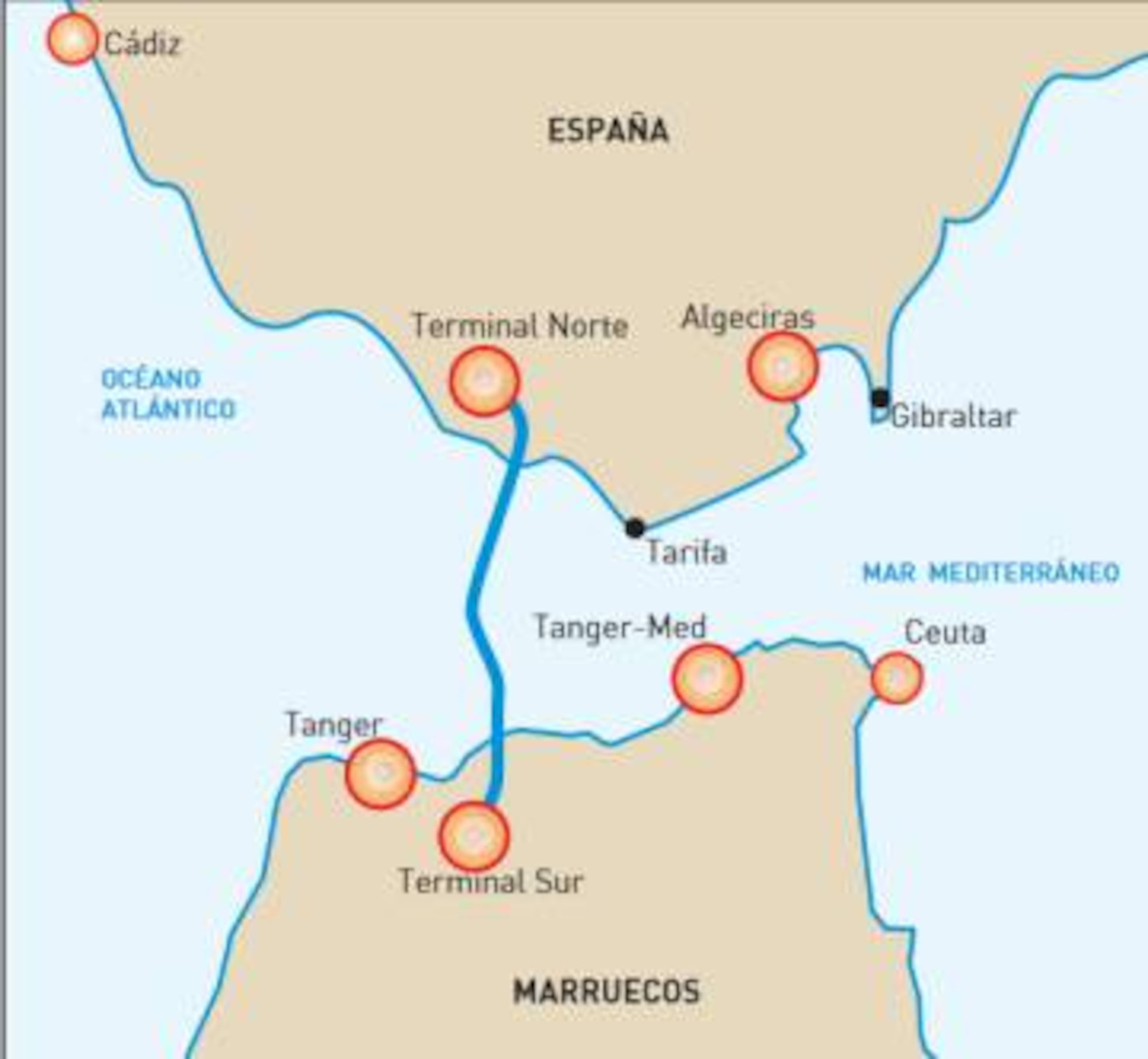 Mapa descriptivo idea túnel