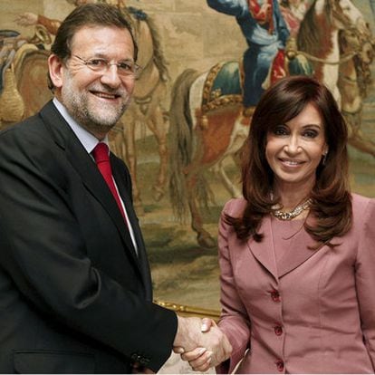 Rajoy y Crisitina Fernández de Kirchner, en 2009.