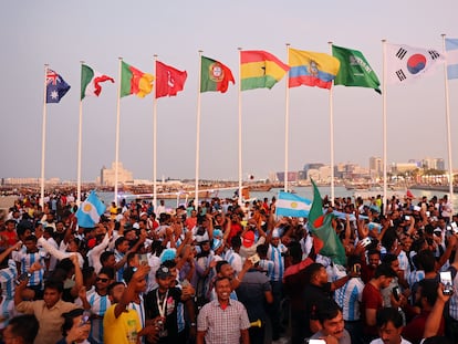 El paseo marítimo de Corniche en Doha, el viernes.