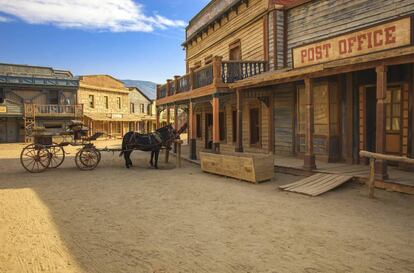 El Poblado del Oeste en el desierto de Tabernas, Almería.