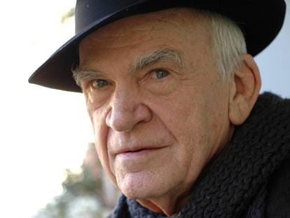 El escritor Milan Kundera, en 2014.
