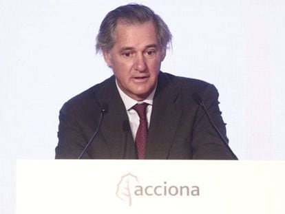El presidente ejecutivo de Acciona, José Manuel Entrecanales.