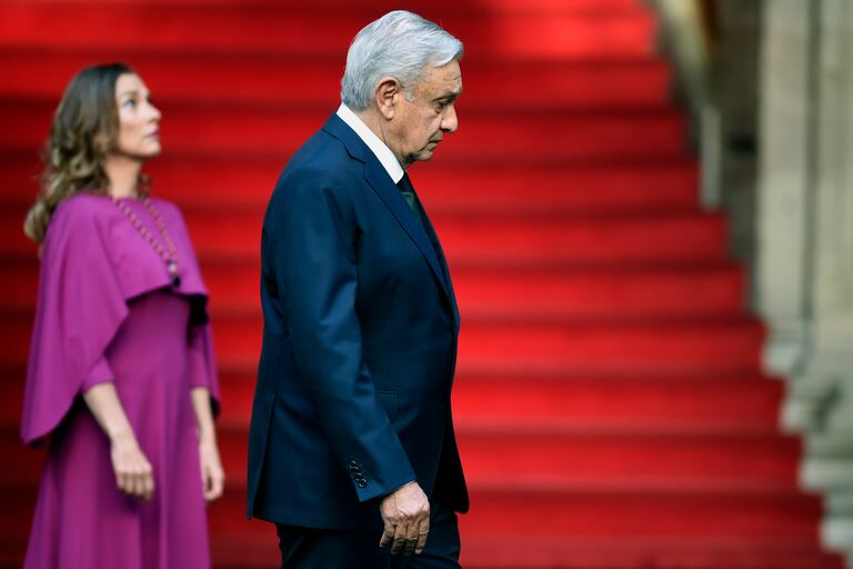 López Obrador, en la presentación del segundo informe de gobierno este martes.