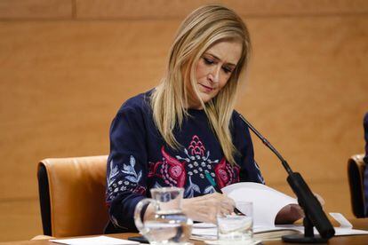 Rueda de prensa de Cristina Cifuentes tras el Consejo de Gobierno 