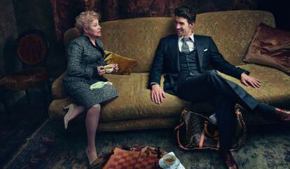 Larisa Latynina y Michael Phelps, en la nueva campa&ntilde;a de Louis Vuitton. 