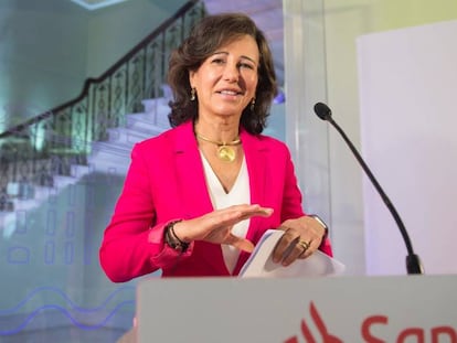Ana Bot&iacute;n, presidenta de Banco Santander