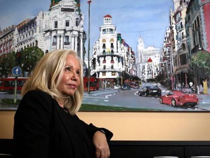 La psicóloga Carmen Sanz, directora de la fundación El Mundo del Superdotado, en su oficina de Madrid.