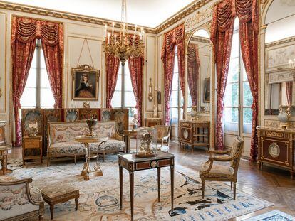 Interior del Museo Nissim de Camondo en París.