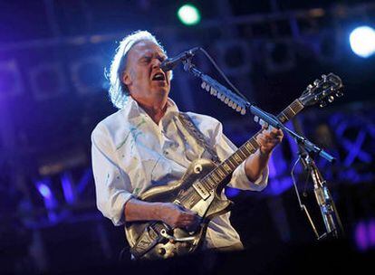 Actuación de Neil Young en el festival Rock in Rio