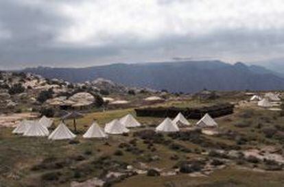 Campamento Rummana, en Dana (Jordania).