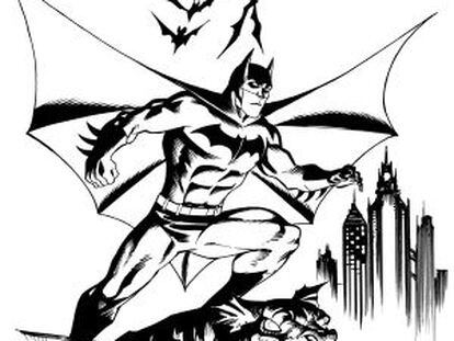 El Batman exclusivo para EL PAÍS que firma el dibujante Carlos Rodríguez.