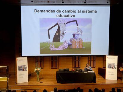 Conferencia de Jason Beech en el XII Foro Latinoamericano de Educación organizado en Buenos Aires por la Fundación Santillana