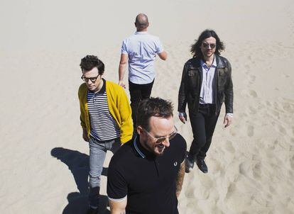 Los componentes de Weezer.