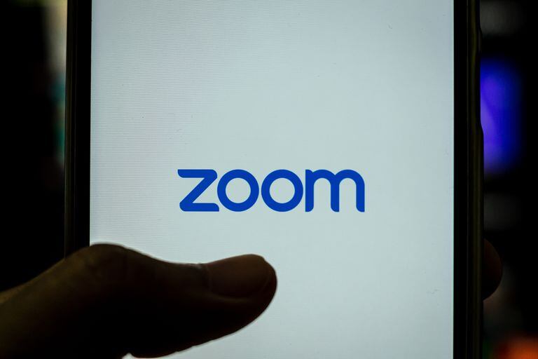 Logo de Zoom, una de las aplicaciones más populares de videollamadas.