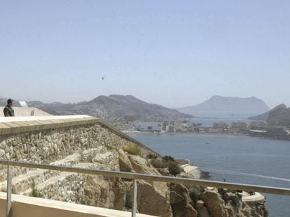 Vista panorámica de Águilas desde el castillo de San Juan de la localidad murciana.