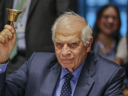 Josep Borrell, alto representante de la Unión Europea para Asuntos Exteriores, el 23 de octubre en Luxemburgo.